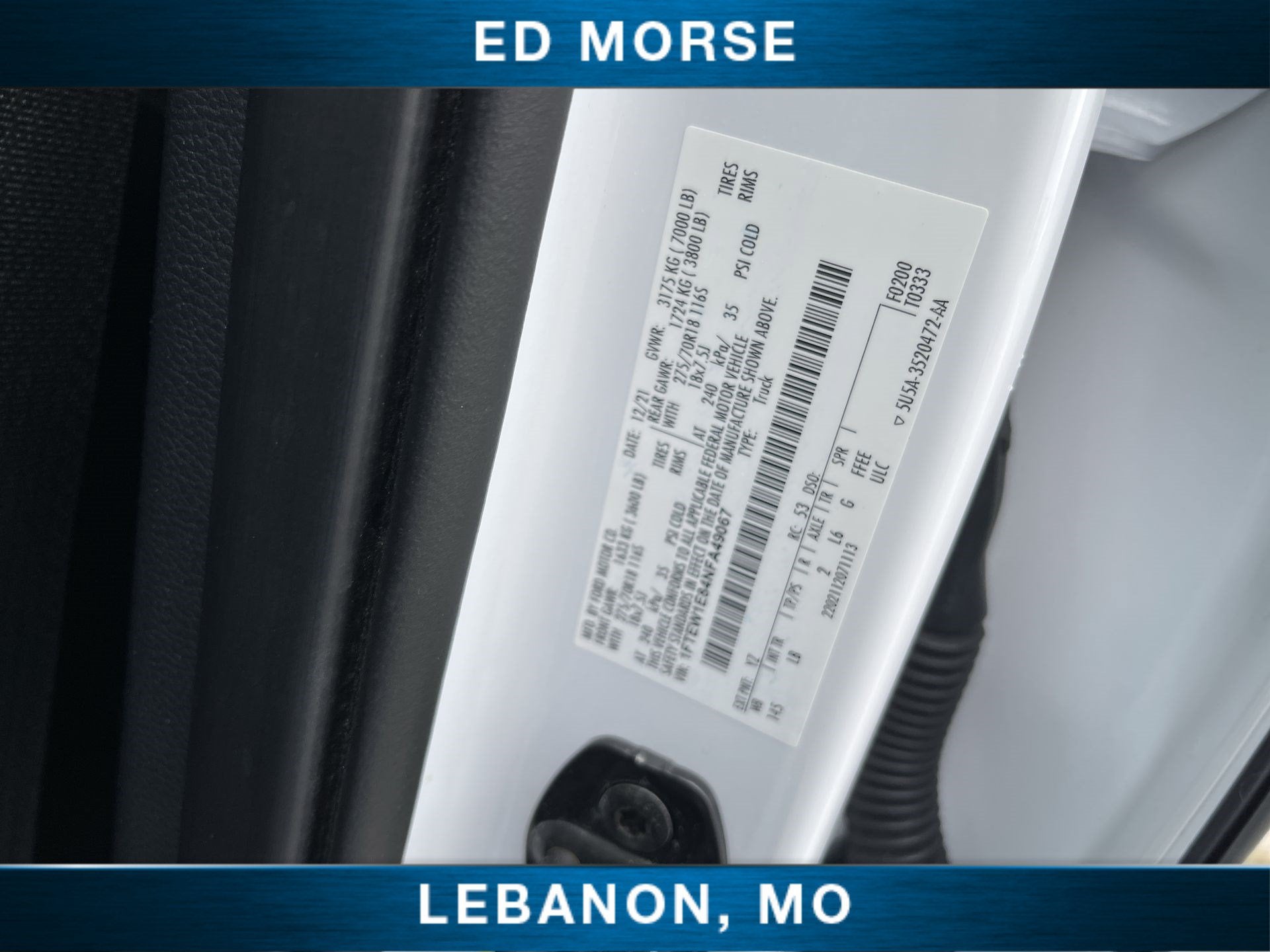 2022 Ford F-150 Tremor