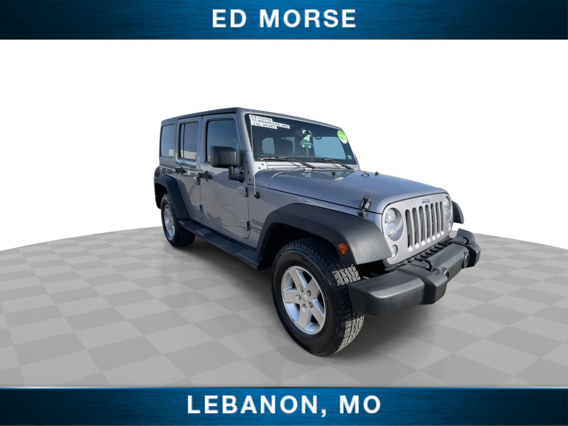 Used 2015 Jeep Wrangler Unlimited Sport with VIN 1C4BJWDG7FL557690 for sale in Lebanon, MO