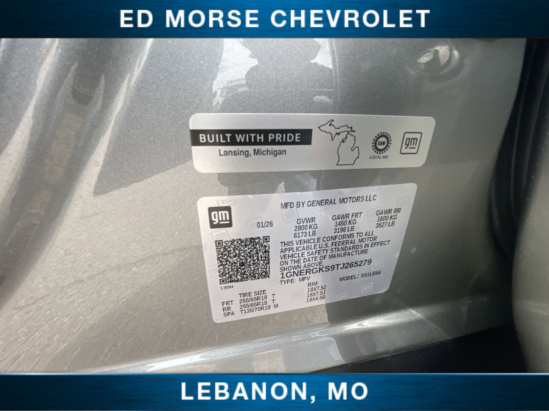 2026 Chevrolet Traverse LT