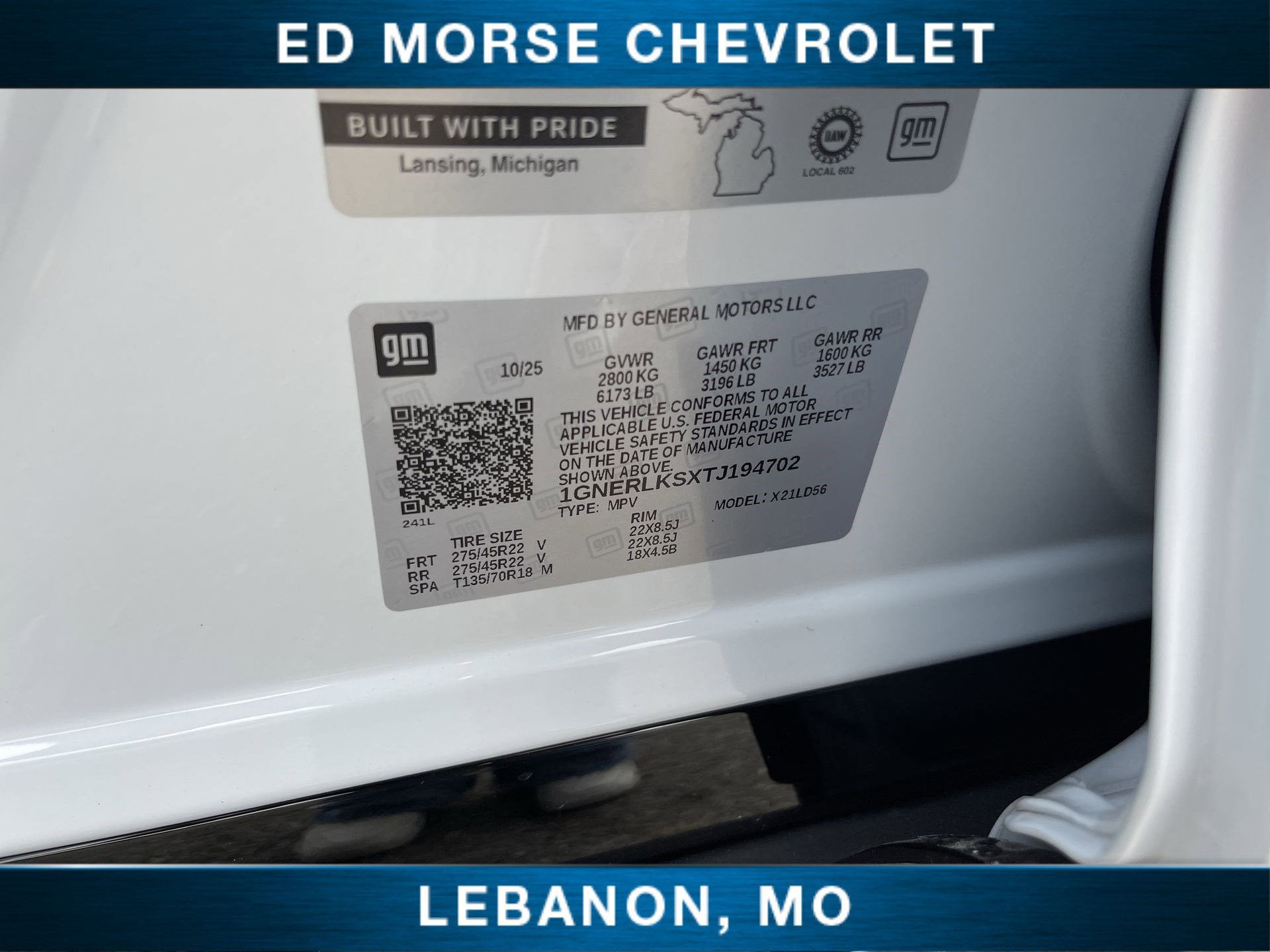 2026 Chevrolet Traverse RS