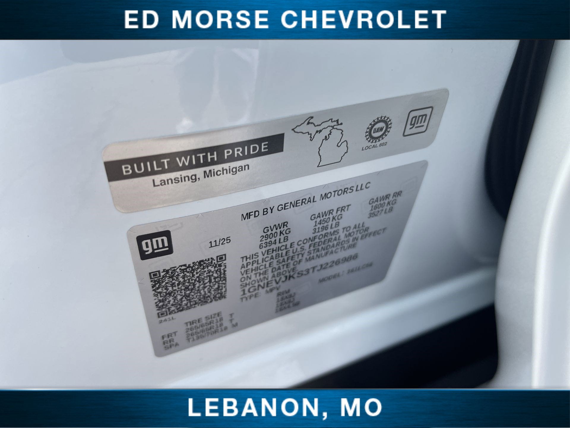 2026 Chevrolet Traverse Z71