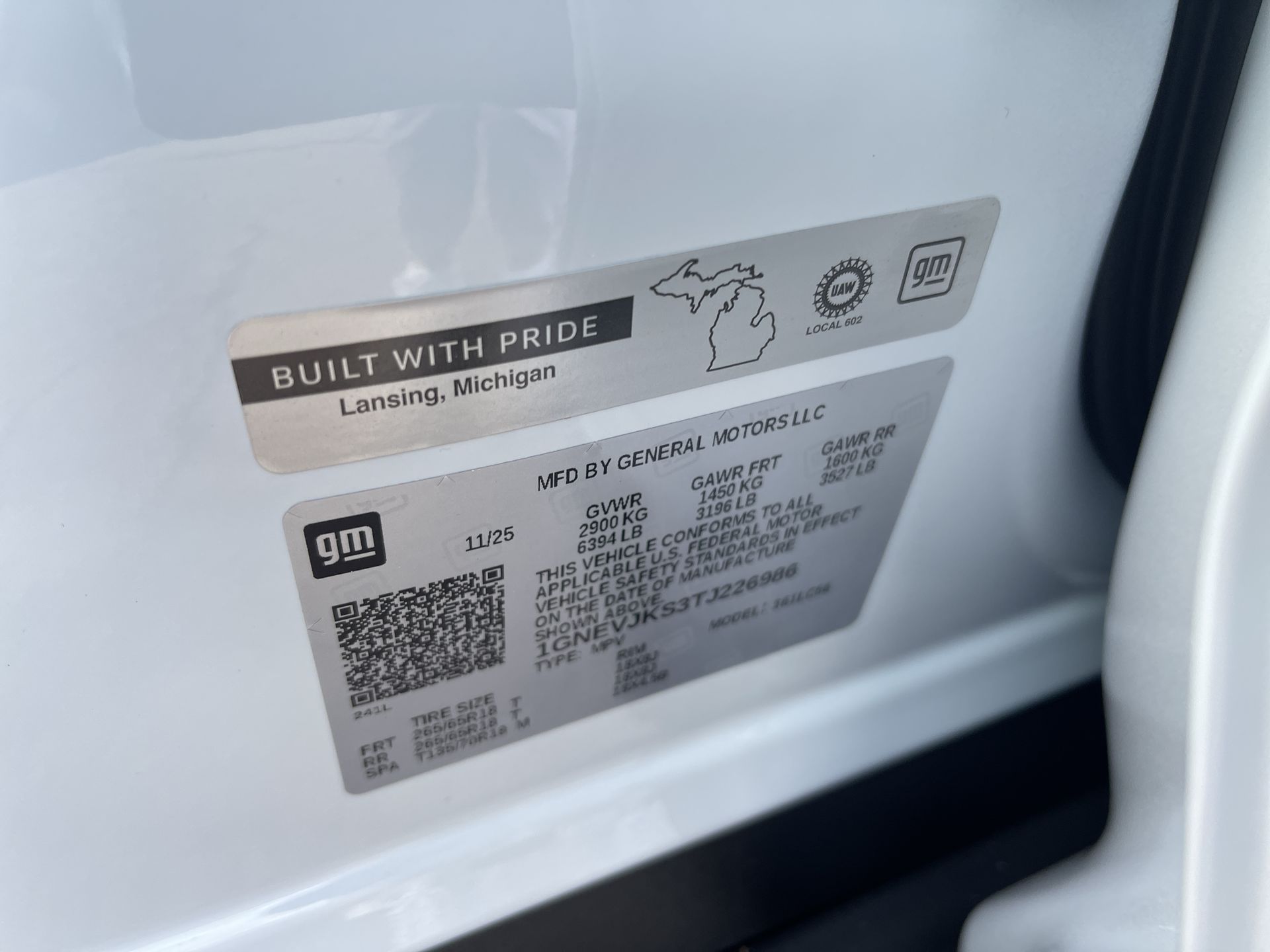 2026 Chevrolet Traverse Z71