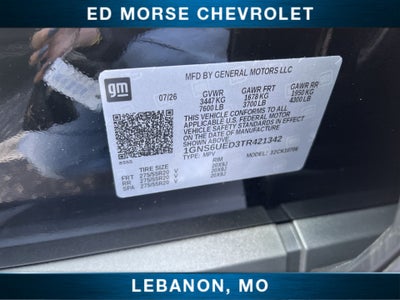 2026 Chevrolet Tahoe Police Package Commercial