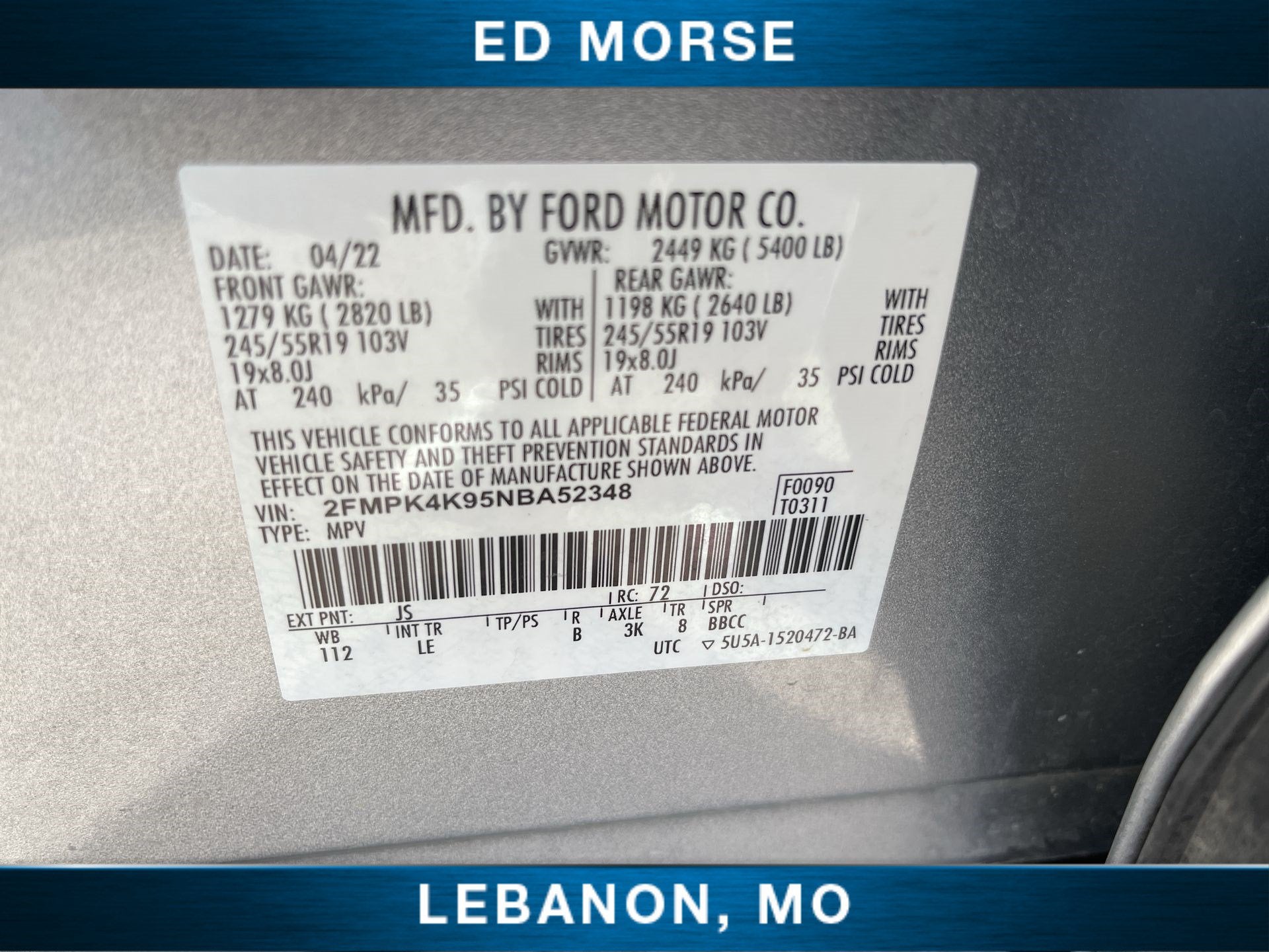 2022 Ford Edge Titanium
