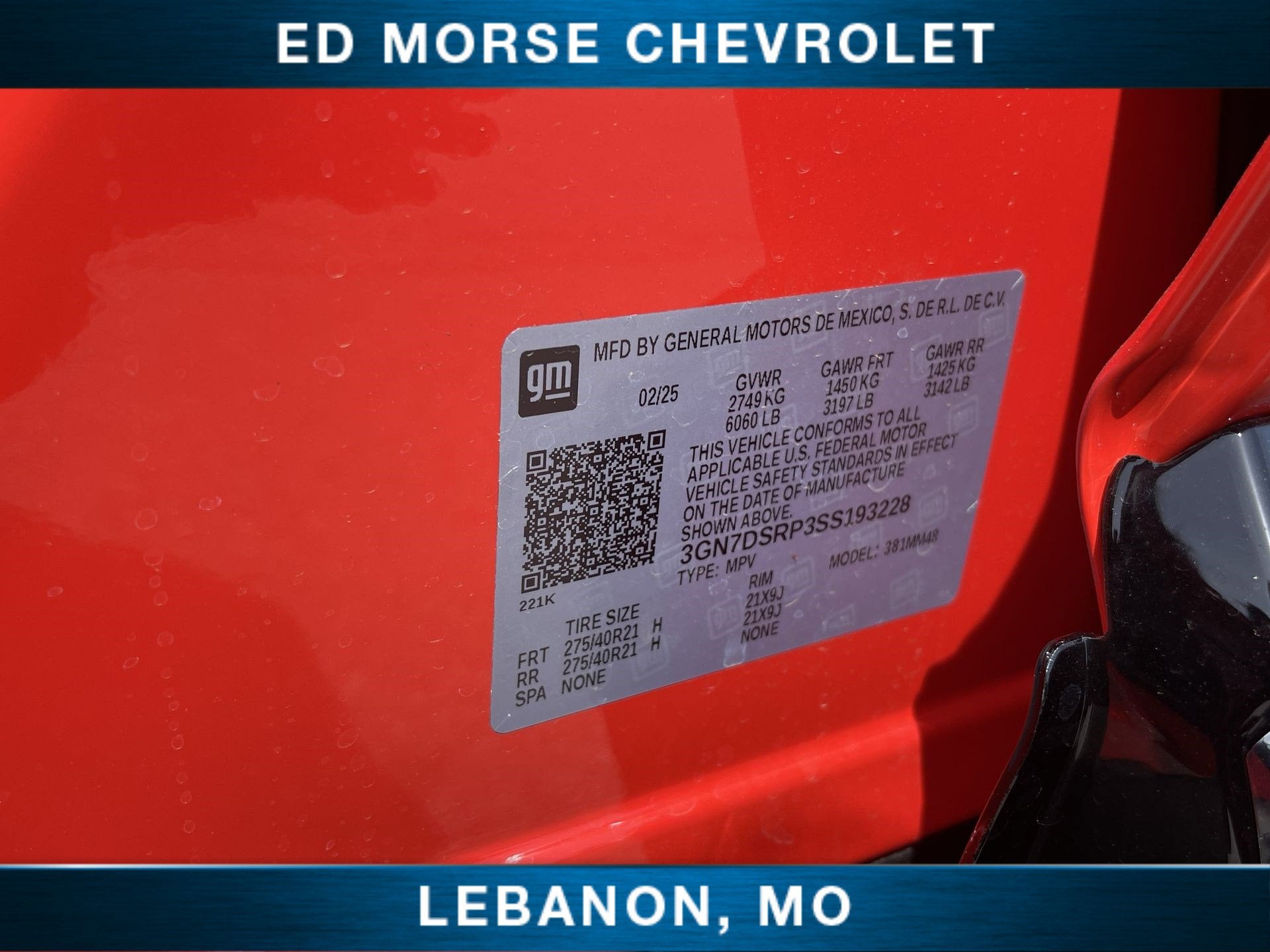 2025 Chevrolet Equinox EV RS