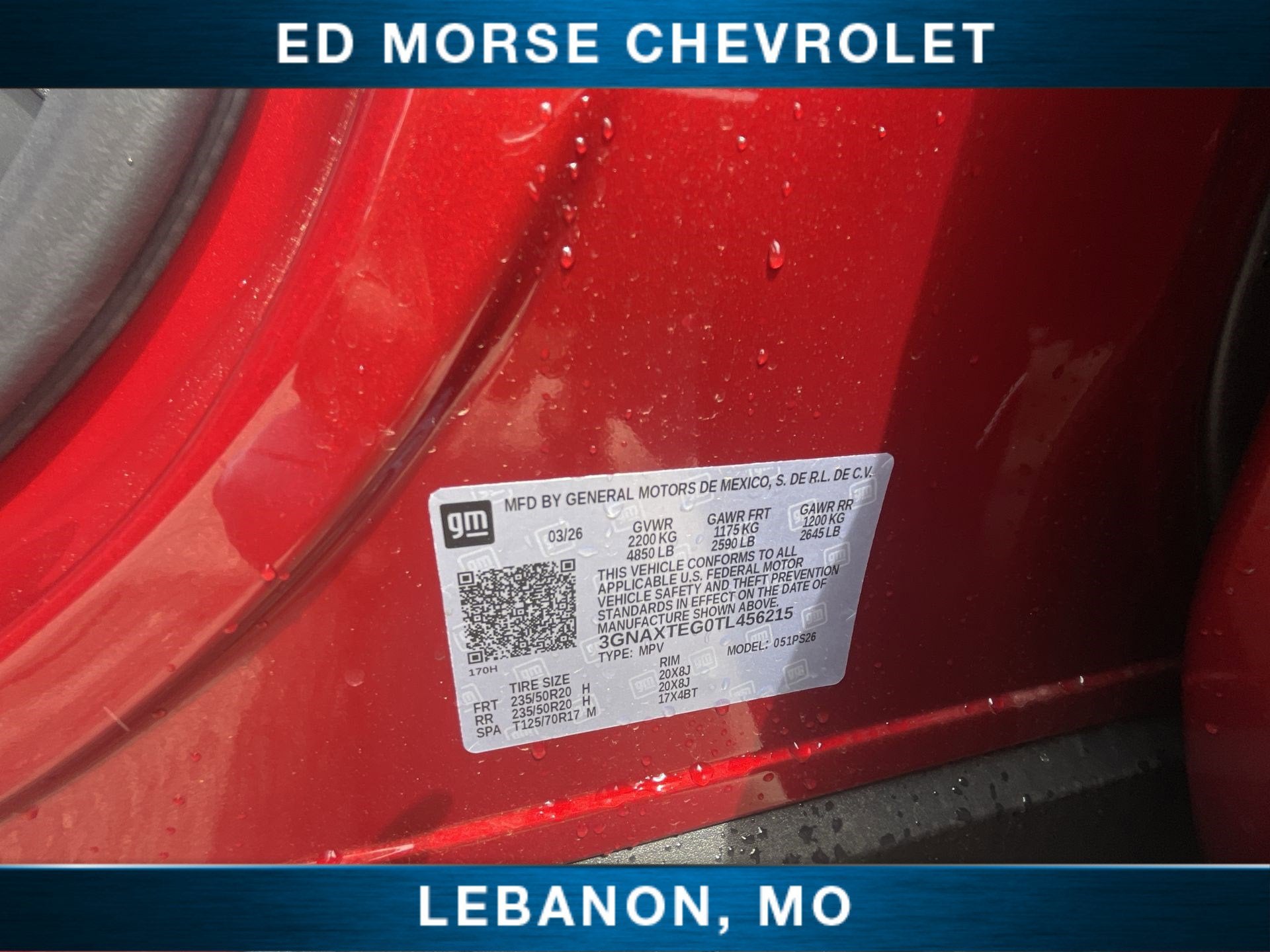 2026 Chevrolet Equinox RS