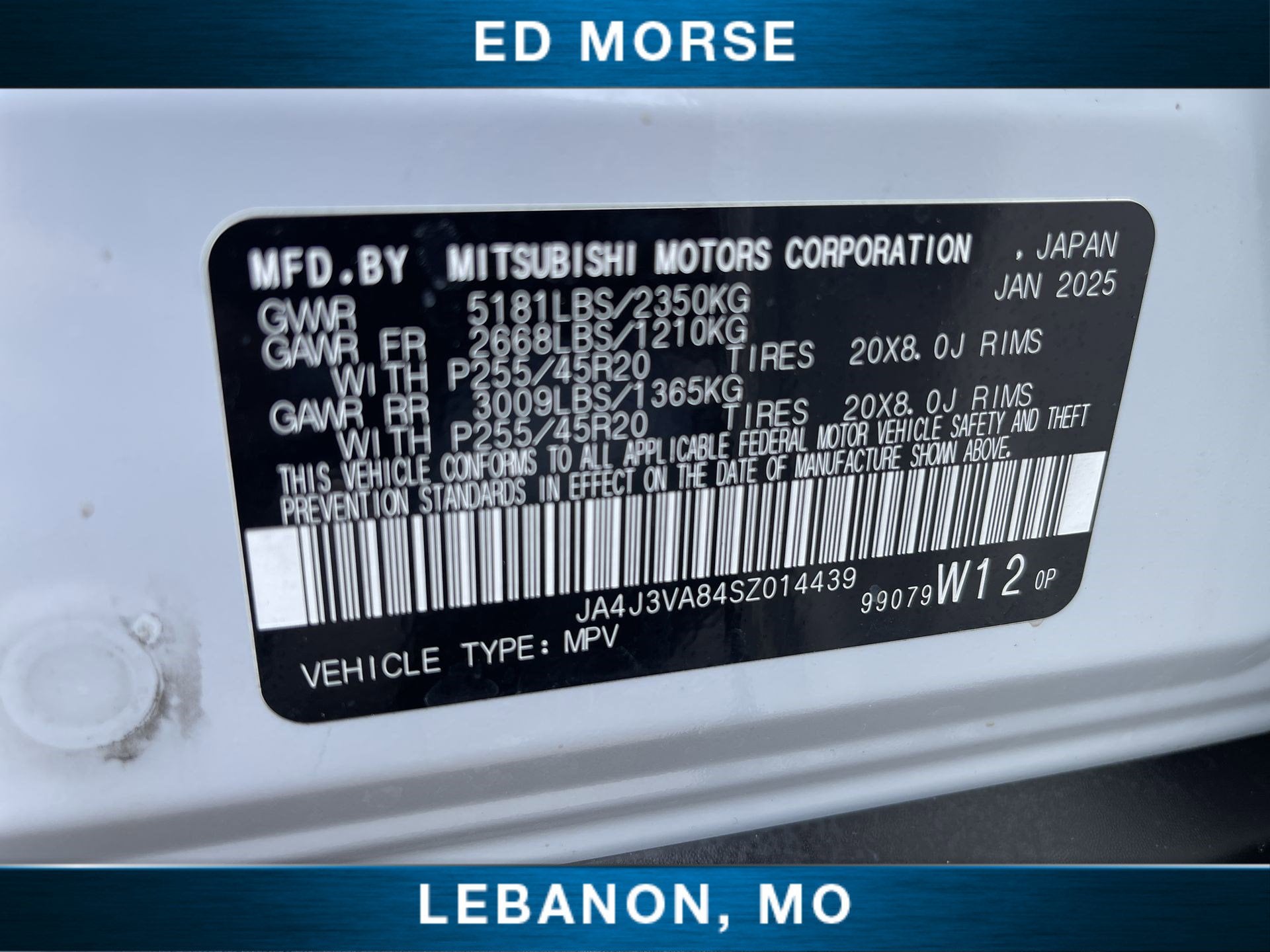 2025 Mitsubishi Outlander SE