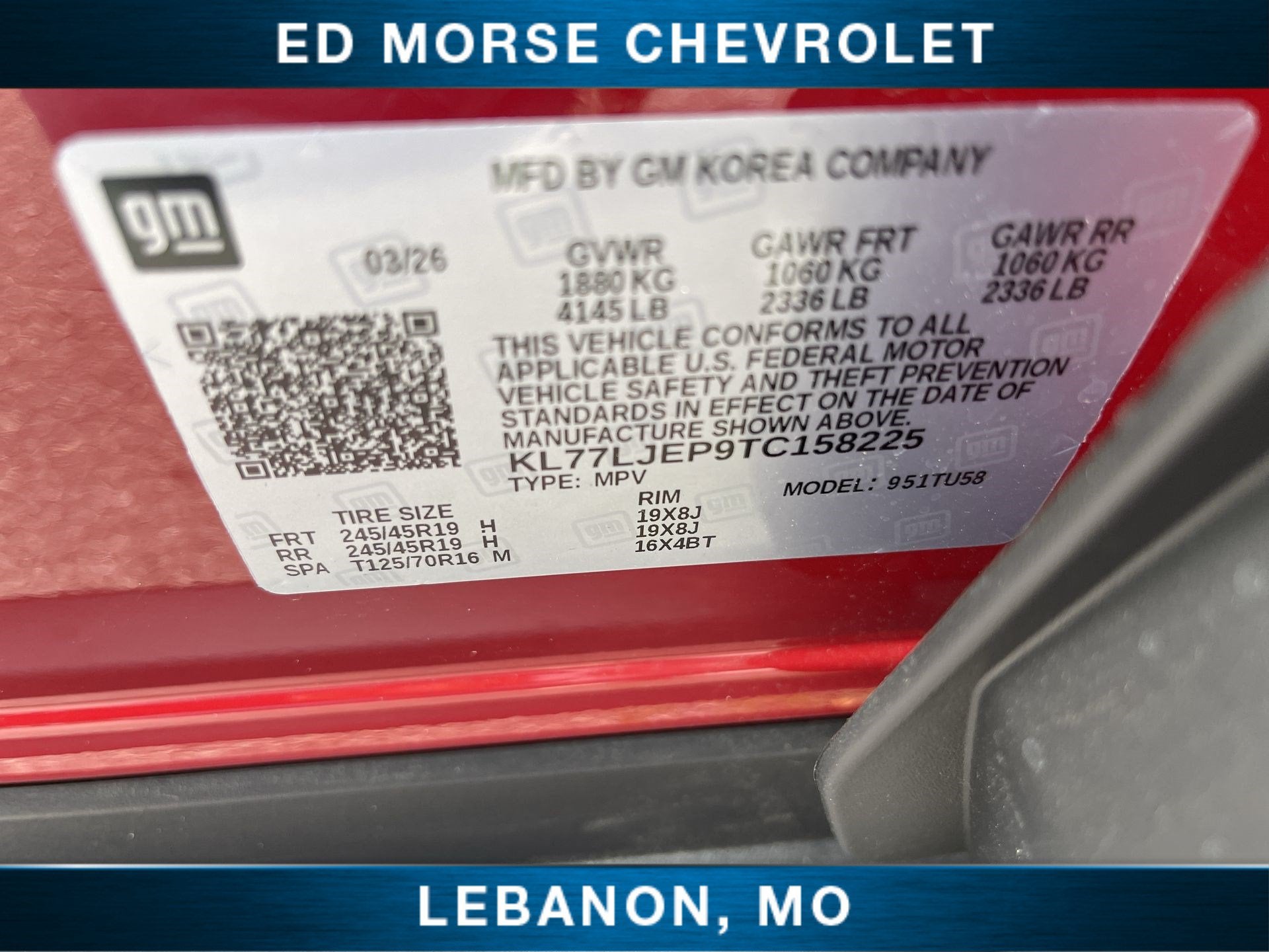 2026 Chevrolet Trax 2RS