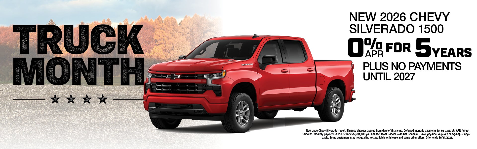 New 2026 Chevy Silverado 1500